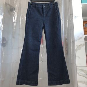 J. Crew wide leg flare trouser jeans. Sz 29
